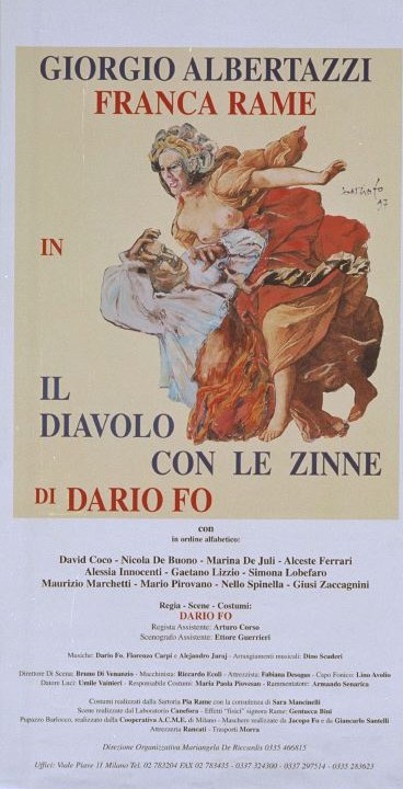 Manifesto per 'Il diavolo con le zinne', 1997
